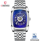 CHENXI Men's Watch Automatic Mechanical Watch Douyin hot sale Square Hollow Mechanical Watch 8809