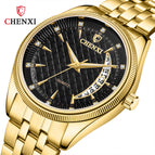 CHENXI Couple watch new quartz watch 8218 business men's watch HD luminous watch