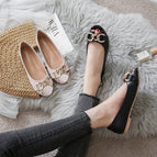 Women's fashion shoes 2022 new flat-bottomed women's shoes with peas for pregnant women wear size ladybugs U17