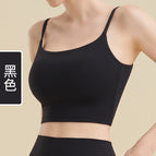 Women Lycra Sports Vest Workout Top Outer Wear Camisole Women's Back Shaping sports Yoga running dancing Bra MZ06