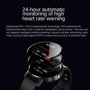 Dido smart watch men and women ECG heart rate monitor step motion information reminder watch sports watch
