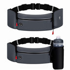 Outdoor big water bottle sports waist bag fitness running waist bag waterproof sports mobile phone bag
