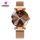 CHENXI Hot Sale Fashion women Watch Magnetic Mesh Strap Watch Quartz Watch Ladies Net Watch 309L