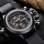 BAOGELA large dial quartz men's watch luminous multifunctional waterproof sports watch men S1606