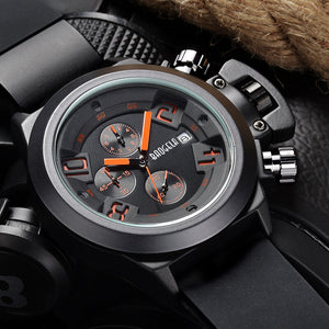 BAOGELA large dial quartz men's watch luminous multifunctional waterproof sports watch men S1606