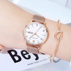 Disney Women Watch Double Calendar Belt Korean Fashion Trend Large Dial Quartz Watch Student Net Belt Women's Casual Watch 269 Gifts for Women