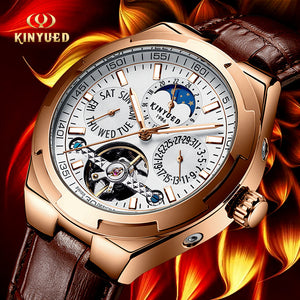 Fashion Men's China Mechanical High-end Automatic Pin Buckle Through Bottom Watch JYD-J065