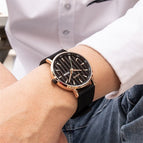 Megir Men's Watch Fashion Simple Double Calendar Waterproof Silicone Watch men Quartz Watch 1081