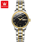 OLEVS Watch for men simple steel waterproof sports calendar quartz men watch ol5568uk