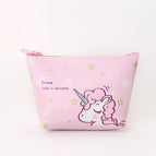 Korea Unicorn Makeup Bag Storage Bag Large-capacity portable waterproof travel wash bag coin pen bag