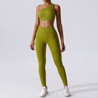 Women yoga suits 2023 new running Sportswear fast drying tight fitness running execise suit women 6921