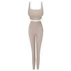 2022 summer new fashion sexy yoga clothes suit sports bra hip lift tummy trousers running fitness sports clothings 9218+6218
