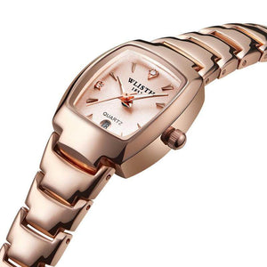 Couple Watch square men's watch luminous waterproof women's watch steel band Watch