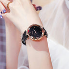 Guou 6014 Women's Watch Casual Waterproof Fashion New Korean Version Trend Simple Atmosphere Net Red Wind Watch