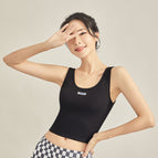 Yoga Clothes with Chest Summer New Slim Fit Beauty Back Yoga Vest Sports Running Fitness Top Women