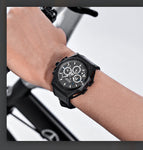 Megir men's watch stainless case multi-functional fashion watch timing waterproof sports quartz watch 4220