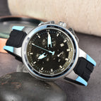 2023 New men watch Hot Sale Three-Pin Fashion Casual Men's Tape calendar casual Watch 45613