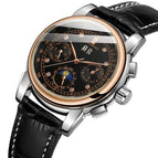 New Forsining Design Women's Fashion Casual Multi-Functional Shanghai Movement Automatic Mechanical men casual Watch SLZe259