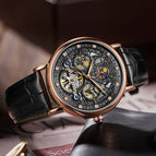 KIMSDUN new famous watch moon phase hollow tourbillon automatic mechanical watch men's watch K-2032A