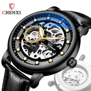 Chenxi's new business luminous waterproof watch men's hollow automatic mechanical watch CX-8843