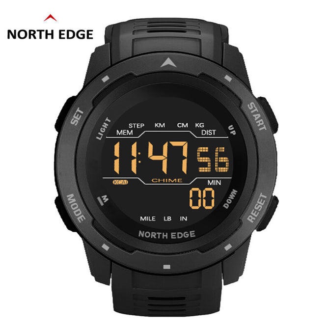 NORTH EDGE MARS Watch For Men Original Waterproof 50M Digital Outdoor Sport Men's Watches