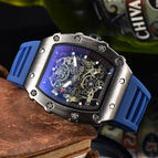 Watch for men New Richard Watch Square Three-Pin Waterproof Luminous Men's Watch Calendar Sports Watch 9791