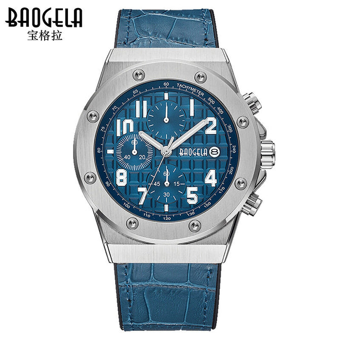 BAOGELA watch sports fashon men's watch luminous silicone men's quartz watch 1805