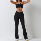 New summer yoga clothes gym beauty back morning running fashion quick-drying exercise yoga suit women 8008