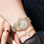 BW women watch Net Red fashion Full Diamond Gypsophila Bracelet Waterproof Quartz girls Watch 91092