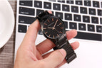 Men's Waterproof Watch Steel Strap New Fashion Men's Simplicity Fashion Watch Quartz Watch Men's Watch HM-1756