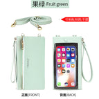 2022 new touch screen mobile phone bag women's bag mini diagonal small bag light change mobile phone bag clutch bag QB319