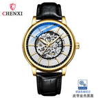 Chenxi new automatic hollow mechanical watch men's men's luminous waterproof watch CX-8823