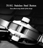 Missfox 2643 new trend fashion waterproof hip hop full Diamond Men's Watch Bracelet popular
