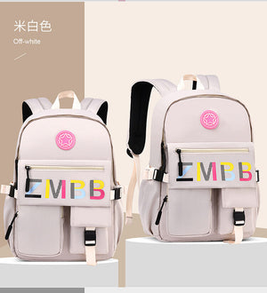 New primary and secondary school bag girl 6-12 years old light leisure travel backpack cute girl children's school bag 5217