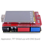 2.2 Inch TFT LCD Display Module Touch Screen Shield + ATmega328P Board Kit with USB cable TF Card / Pen Compatible for Arduino