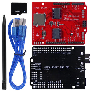 2.2 Inch TFT LCD Display Module Touch Screen Shield + ATmega328P Board Kit with USB cable TF Card / Pen Compatible for Arduino