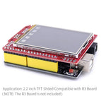 2.2 Inch TFT LCD Display Shield Touch Screen Module Onboard LM75 Temperature Sensor + Pen for Mega2560 Compatible for Arduino