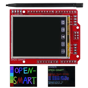 2.2 Inch TFT LCD Display Shield Touch Screen Module Onboard LM75 Temperature Sensor + Pen for Mega2560 Compatible for Arduino