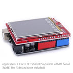 2.2 Inch TFT LCD Display Shield Touch Screen Module Onboard LM75 Temperature Sensor + Pen for Mega2560 Compatible for Arduino
