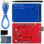 2.4 Inch TFT LCD Display Kit 240x320 Touch Screen Breakout Board + Easy-plug Air Board + Micro SD Module Compatible for Arduino