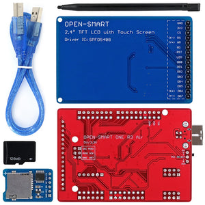2.4 Inch TFT LCD Display Kit 240x320 Touch Screen Breakout Board + Easy-plug Air Board + Micro SD Module Compatible for Arduino
