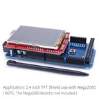 2.4 Inch TFT LCD Display Shield Touch Screen Module Onboard LM75 Temperature Sensor +Pen for Mega2560 And Compatible for Arduino