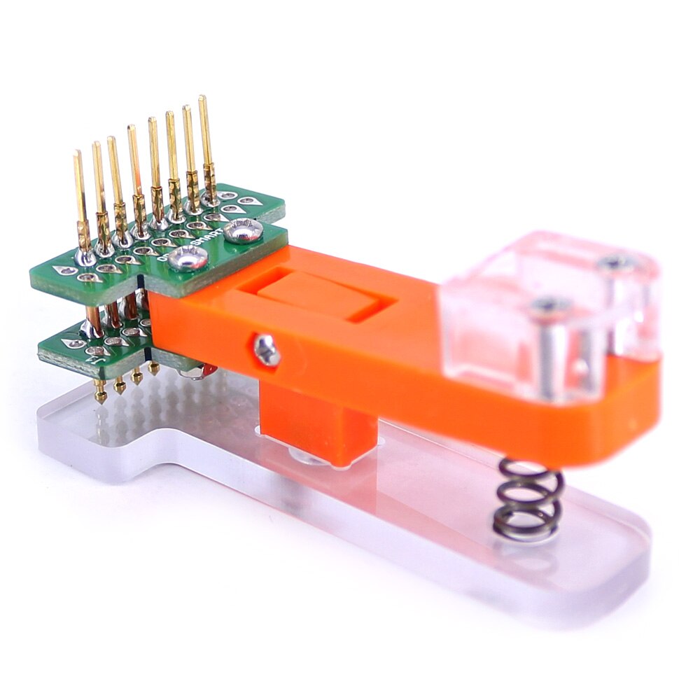Pcb Programmer Tool 2.54mm 8 Pin Test Tool PCB Test Fixture Bootloader Programmer Module 1 ...