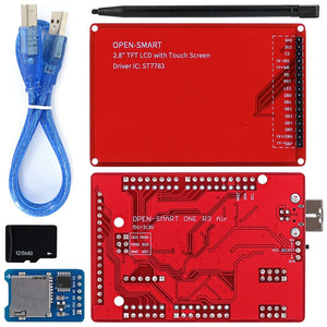 2.8 Inch 240x320 TFT LCD Display Kit Touch Screen Breakout Board + Easy-plug Air Board + Micro SD Module Compatible for Arduino