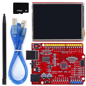 2.8 Inch TFT LCD Shield + 5V /3.3V ATMEGA328P Board Kit with TF Card Touch Pen USB Cable for Mega2560 And Compatible for Arduino