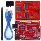 2.8 Inch TFT LCD Shield + 5V /3.3V ATMEGA328P Board Kit with TF Card Touch Pen USB Cable for Mega2560 And Compatible for Arduino