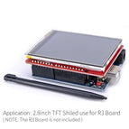 2.8 Inch TFT Touch LCD Screen Display Shield ST7783 Drive+ Touch Pen OnBoard Temperature Sensor Micro SD Card Module for Arduino