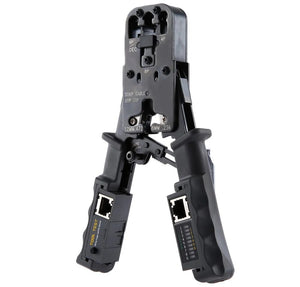 2 in 1 multitool RJ45 Network LAN Cable Crimper Pliers stripper Tool Cable Tester 6P/8P Wire Cutter Tool Test Crimping Pliers