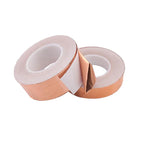 20 Meters Single Guide Copper Tape 0.05 Thick Copper Tape Copper Foil Tape Shielding Tape 3mm 4mm 5mm 6mm 7mm 8mm 10mm 12mm 18mm