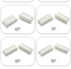 2000/1000PCS  XH2.54 Female Material Connector Leads Pin Header 2.54mm  Socket Pin Header Straight pin 2P 3P 4P 5P 6P 7P 8P 10P